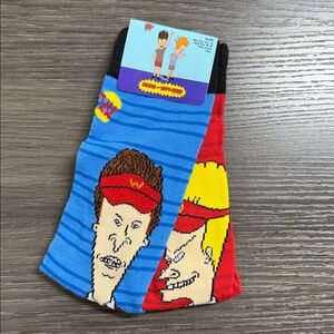 Beavis and Butt-Head Cartoon Socks